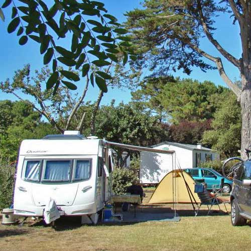 Pitches on campingsite 4 stars Royan Charente maritime France