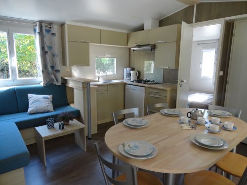 Mobile Home range "Privilège" | FLORES 3 Holiday rentals Mobile homes at the campsite 4 étoiles Charente-Maritime