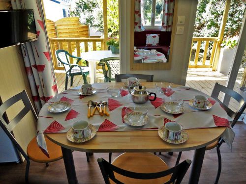 Mobile Home range "Privilège" | FLORES 2 Holiday rentals Mobile homes at the campsite 4 étoiles Charente-Maritime